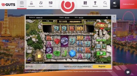 Guts Casino India In-Game Screenshot