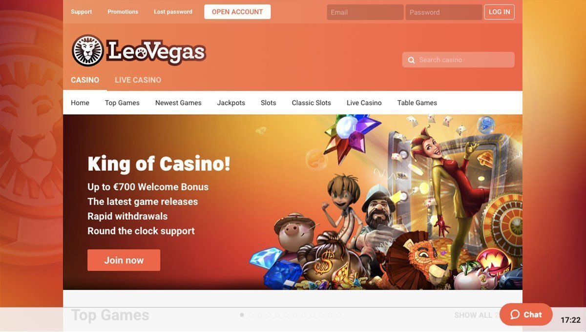 Leo Vegas Welcome Bonus