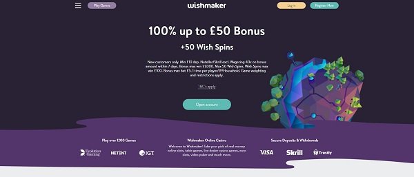 Wishmaker homepage