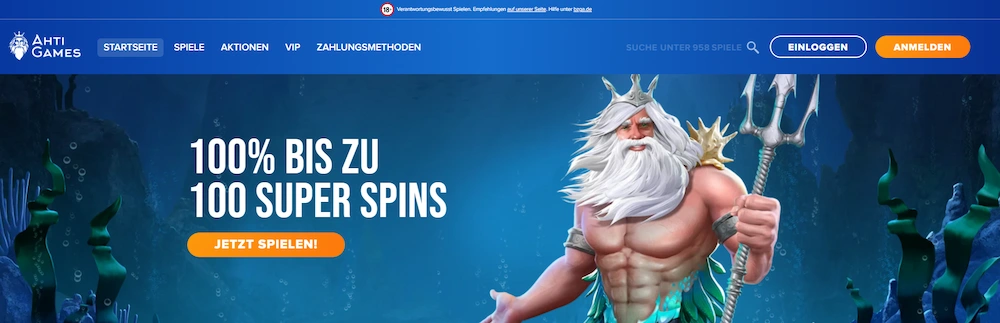 thi Games Casino Bonus für Neukunden