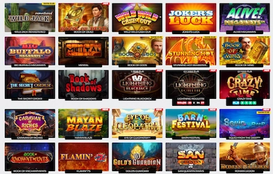 Some of available slots at Energy Casino