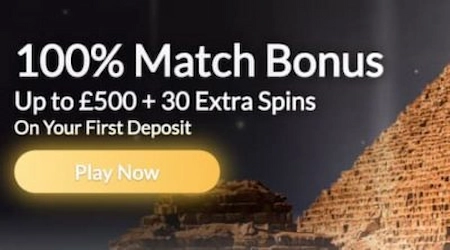 Nile Casino 100% Match Bonus