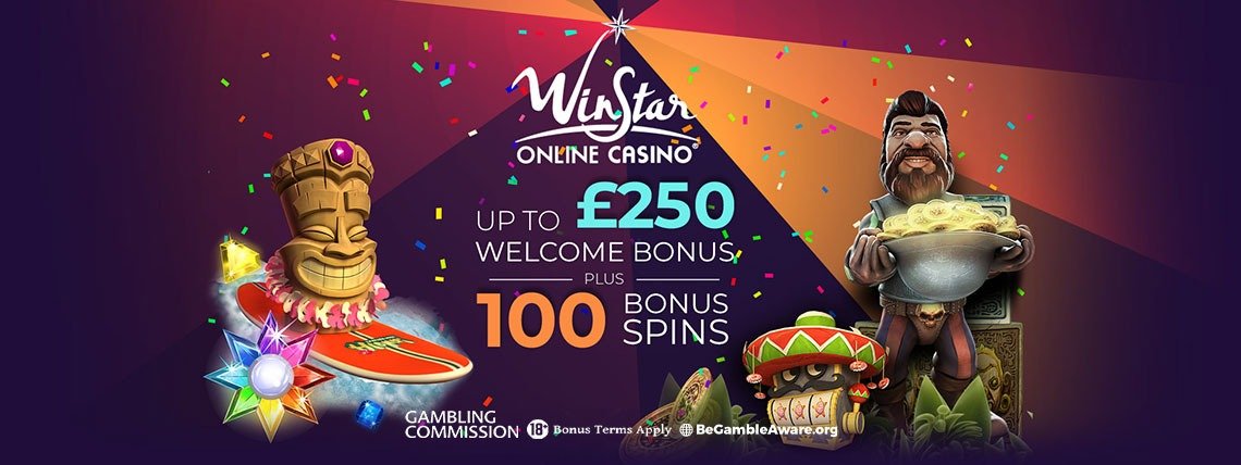 Winstar Online casino welcome bonus
