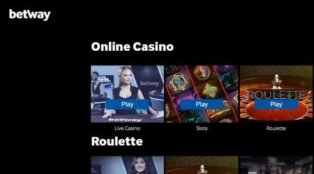 Betway Casino India Homepage