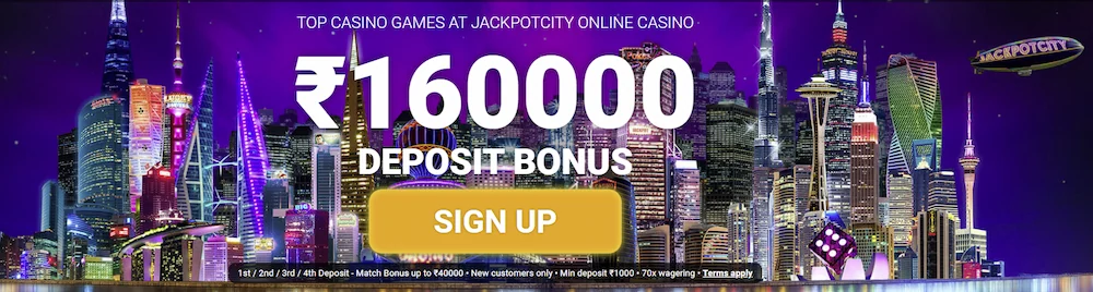 JackpotCity Welcome Bonus