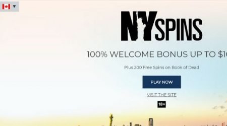 NY Spins Welcome Offer Canada.