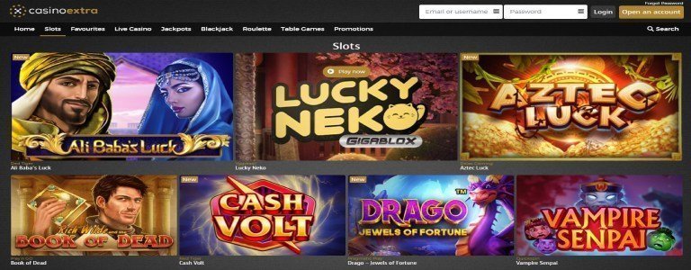 Casino extra online slots.