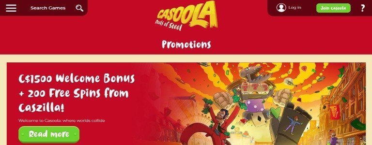Casoola casino promotions canada.