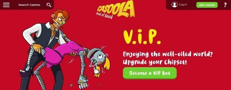 Casoola casino vip section