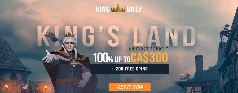 King Billy casino bonus canada.