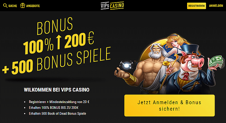 VIPs Casino Bonus 