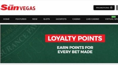 Sun Vegas Casino Loyalty program