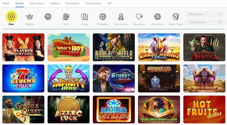 Light Casino India Game Selection