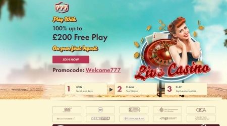777 Casino Welcome Bonus