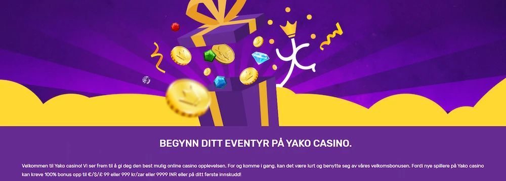 Yako Casino velkomstbonus