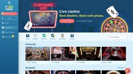 Play Frank Casino Review