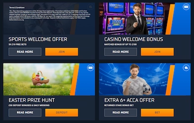 STS Casino 4 promotional banners