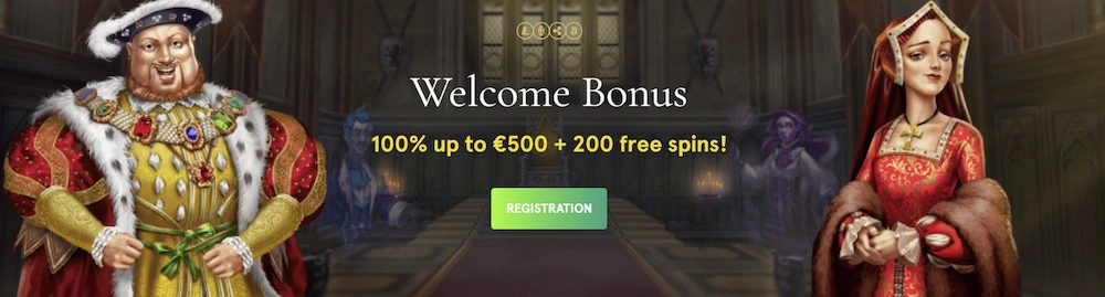 Casinia Casino Welcome Bonus