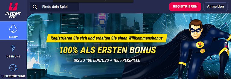 InstantPay Bonus für Neukunden