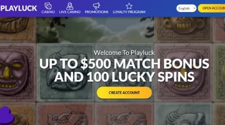 Play Luck Casino bonus