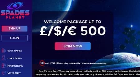 Spades Planet Online Casino