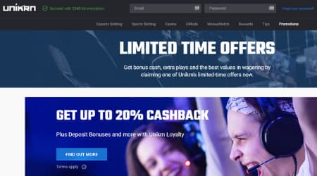 Unikrn Casino promotions
