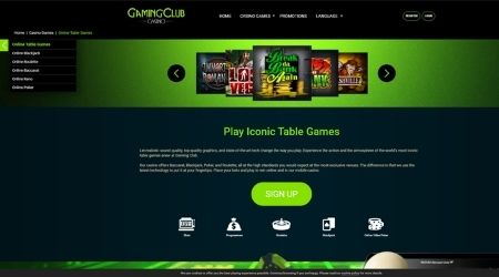 Gaming Club Casino games