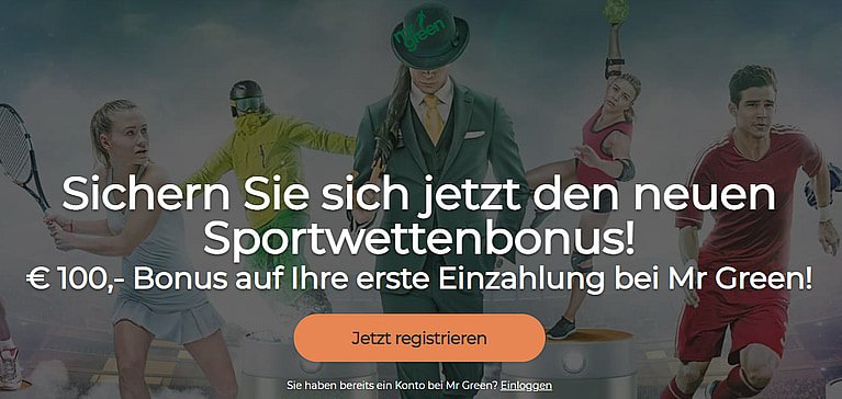 Mr Green Sportwetten Bonus