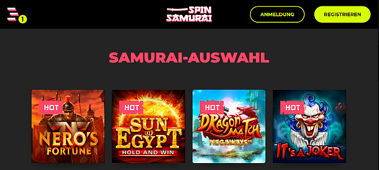 Spin Samurai Slot Spiele