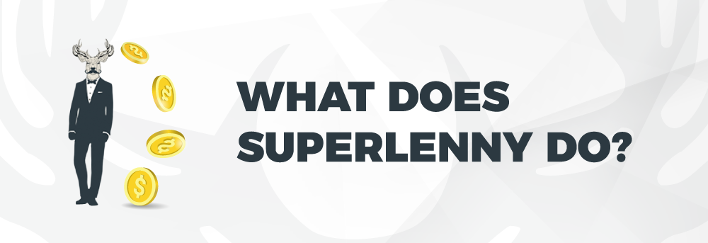 Text What Does SuperLenny Do? +SL logo